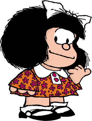 Dibujo de Mafalda