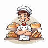 Dibujo panadero